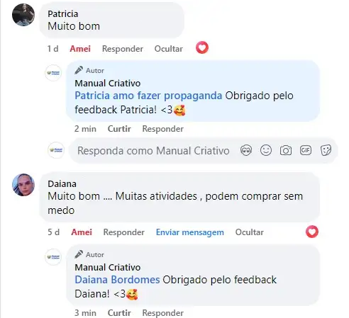 Depoimento de Patrícia e Daiana