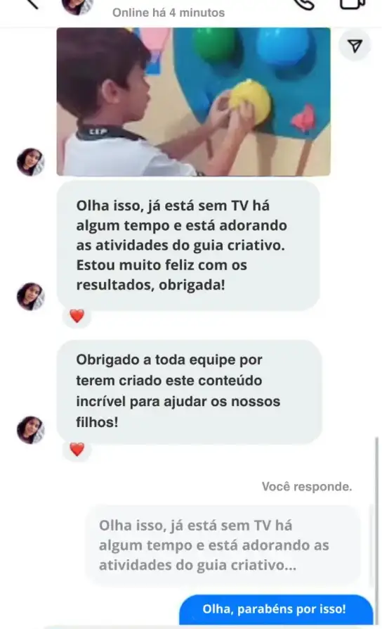 Depoimento de Mãe Dedicada
